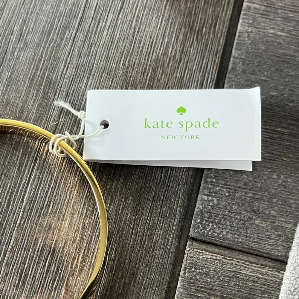 Kate Spade Gold Bow Accent Bangle - Picture 3 of 4